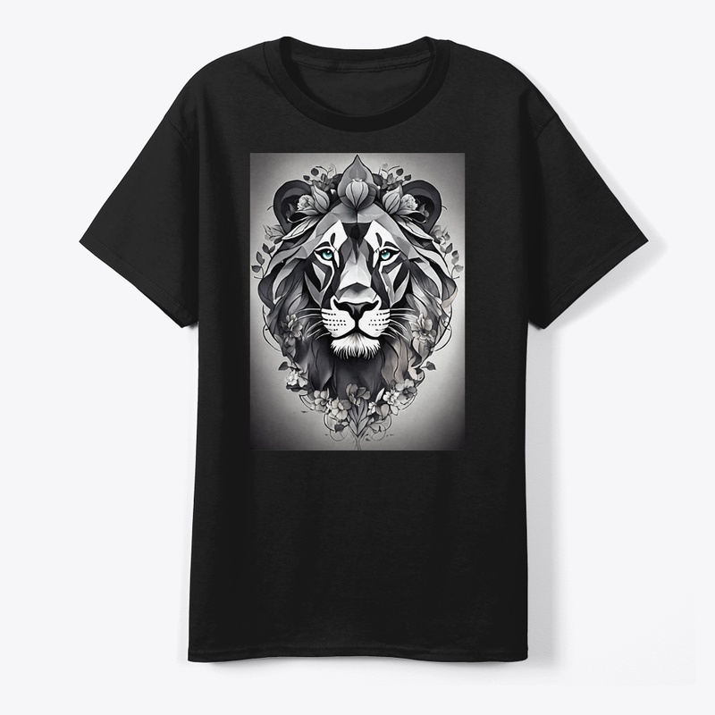 the Majestich b Lion-Printed T-Shirt!"