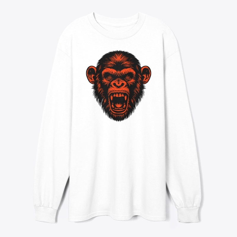 Bold Chimpanzee Graphic
