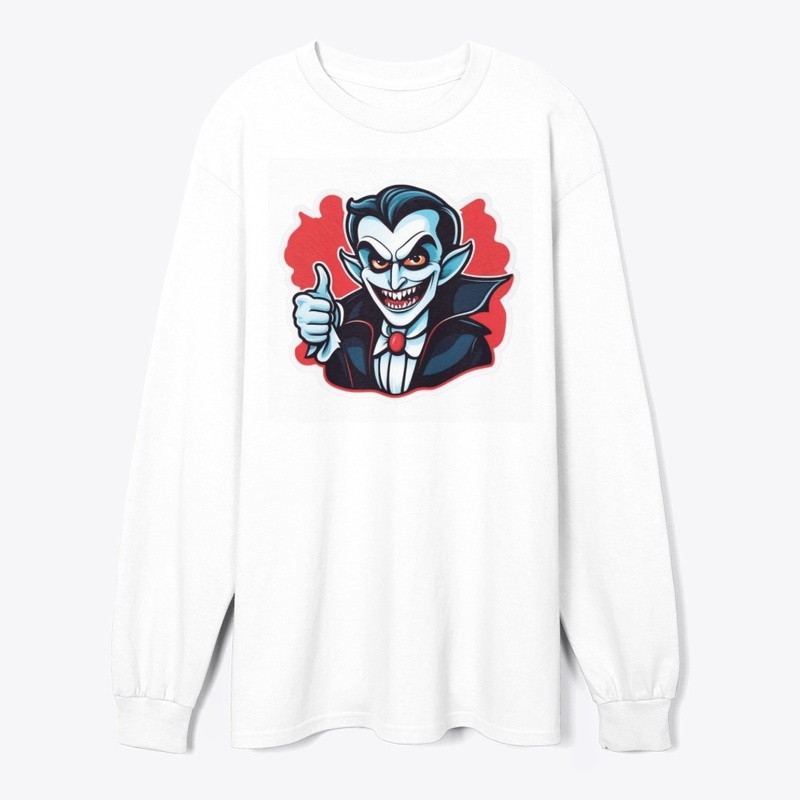 Vampire Villain Cartoon Illustration