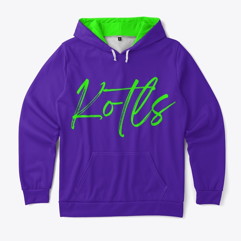 Green on purple