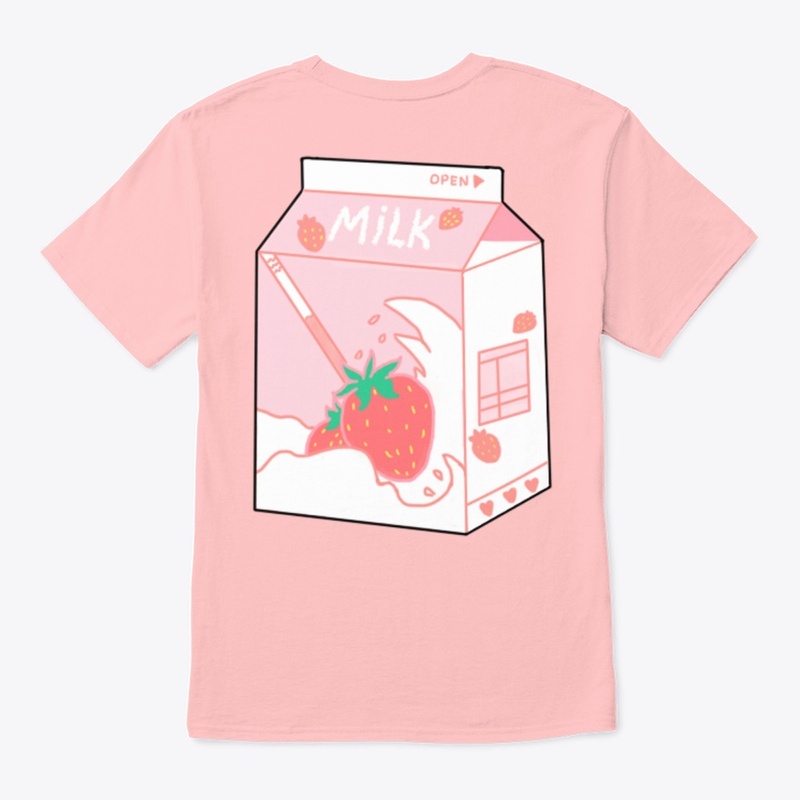 Strawberry Milk Wave Carton