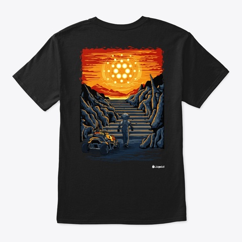 Liqwid Aquafarmers Black áo T-Shirt Back
