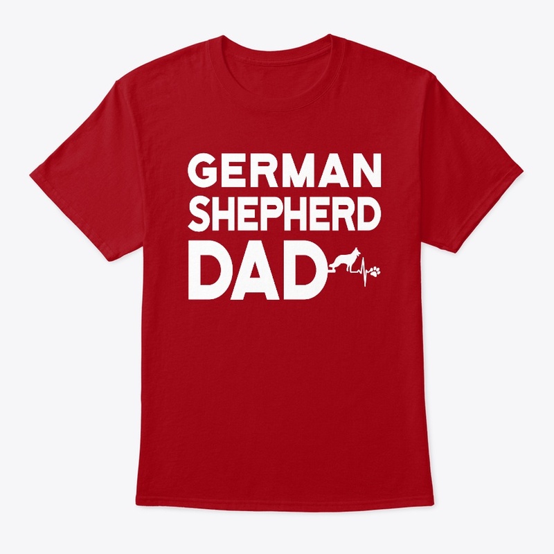 German Shepherd Dad Heart beat