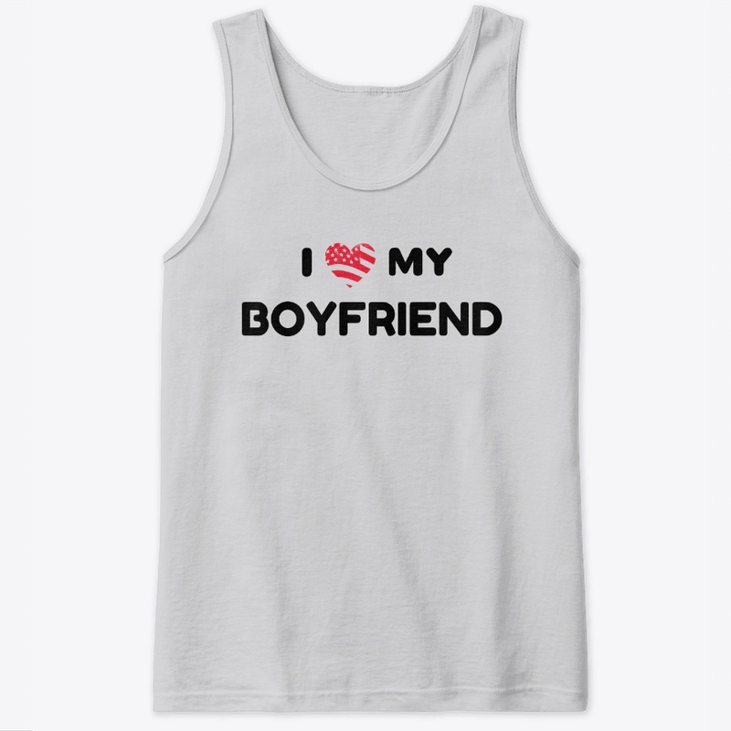 I love my boyfriend (USA flag)