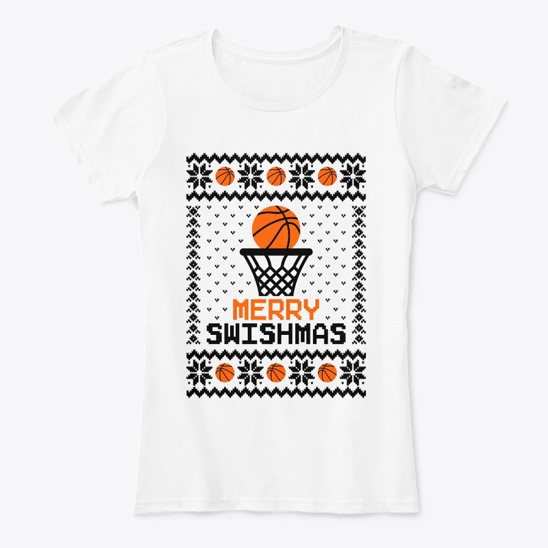 Merry Swishmas Basketball Ugly Sweater