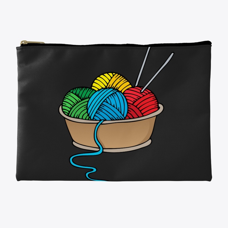 colorful yarn bomb 