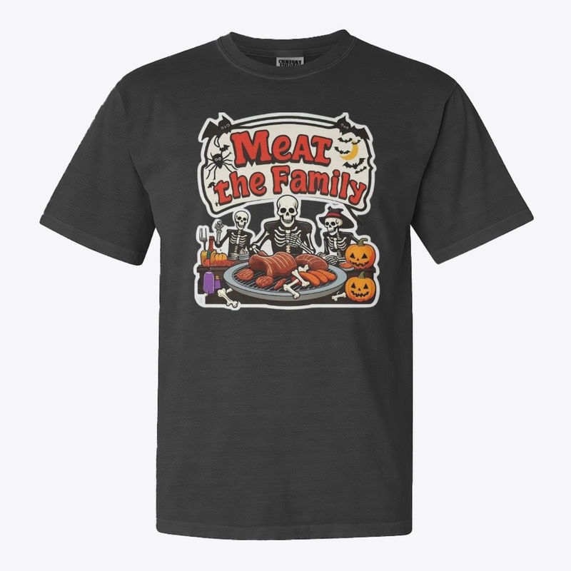 Meat The Family Halloween Skeleton 