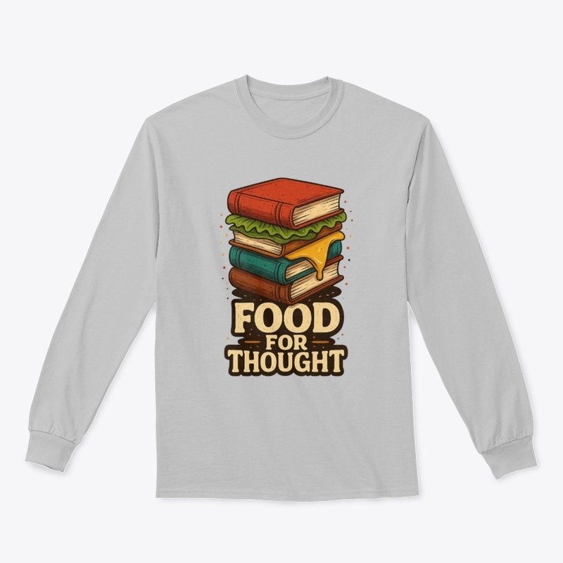 Book Burger Print - Food for Thought 