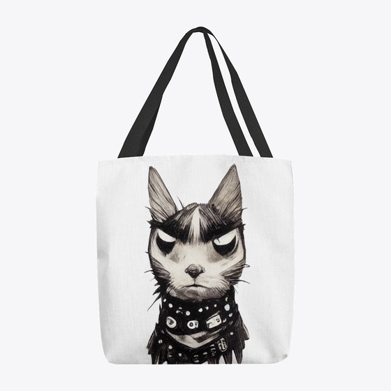 Rugged Cats - Coolest Punk Rock Cat Sketch