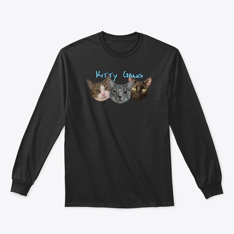 Kitty Gang Collection Blue Text