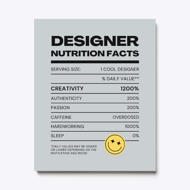 Designer Nutrition Facts