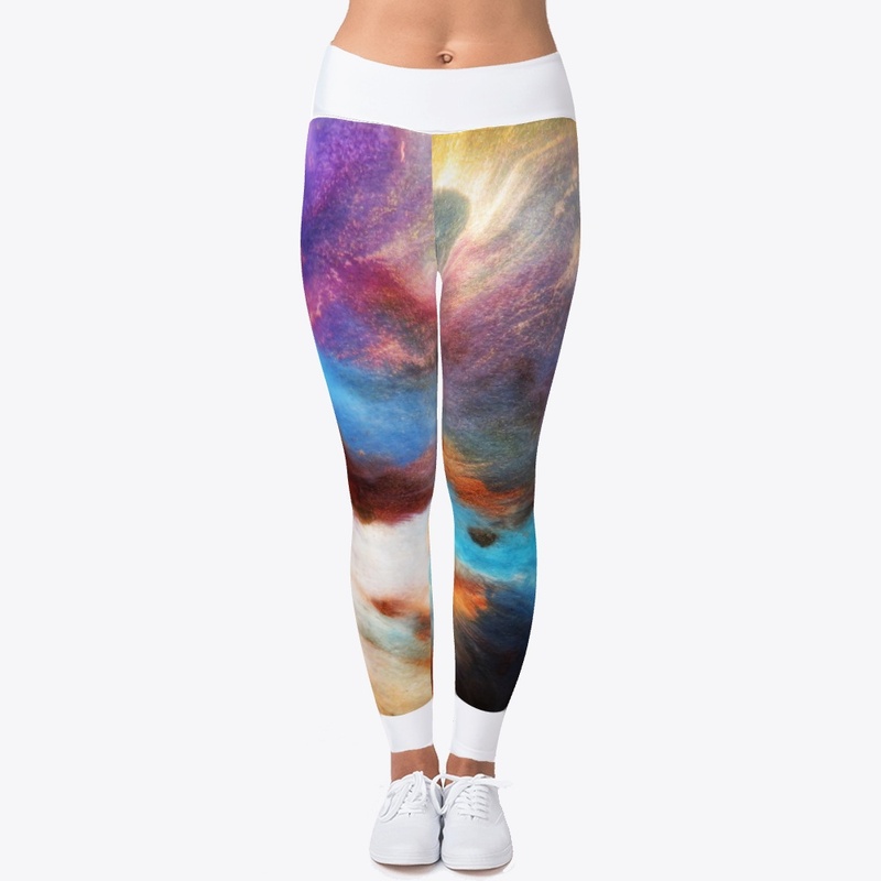 Oil paint socks- colorful