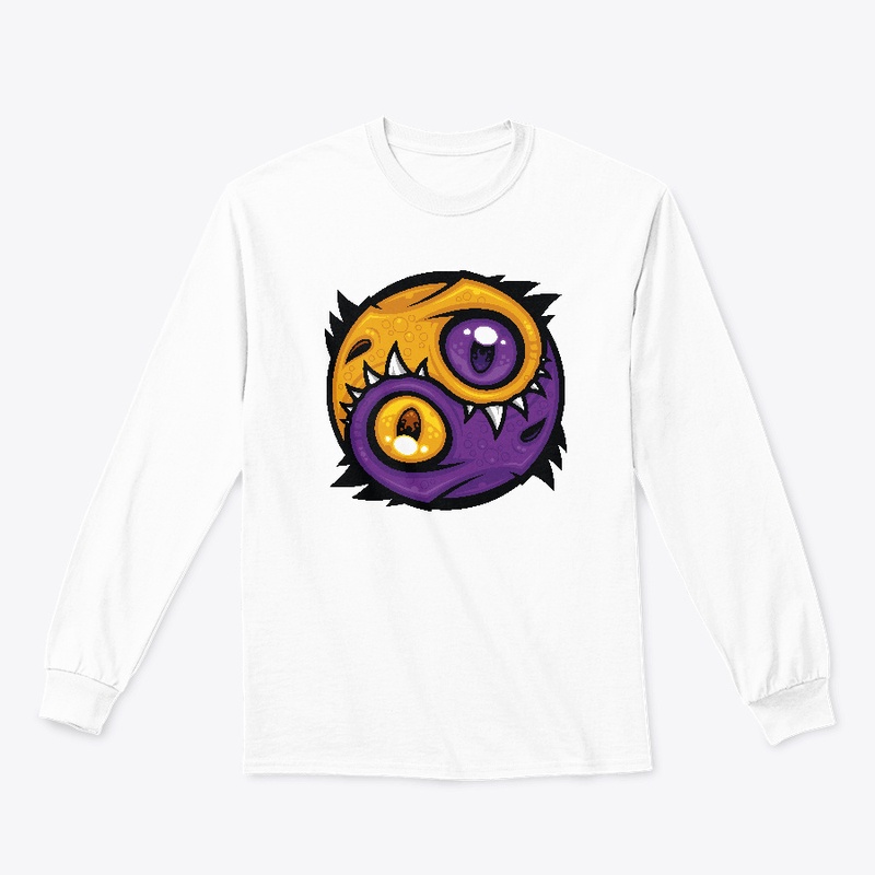 Gold and Purple Yin Yang Dragons