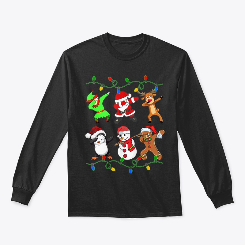 CHRISTMAS DABBING SANTA, ELF, SNOWMAN AN