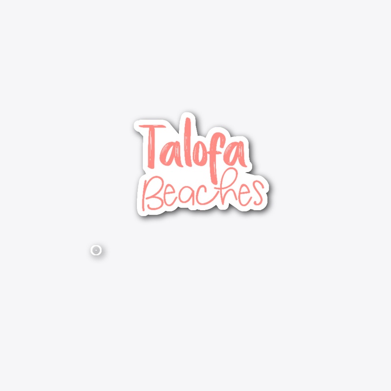 Talofa Beaches (Coral Lettering)