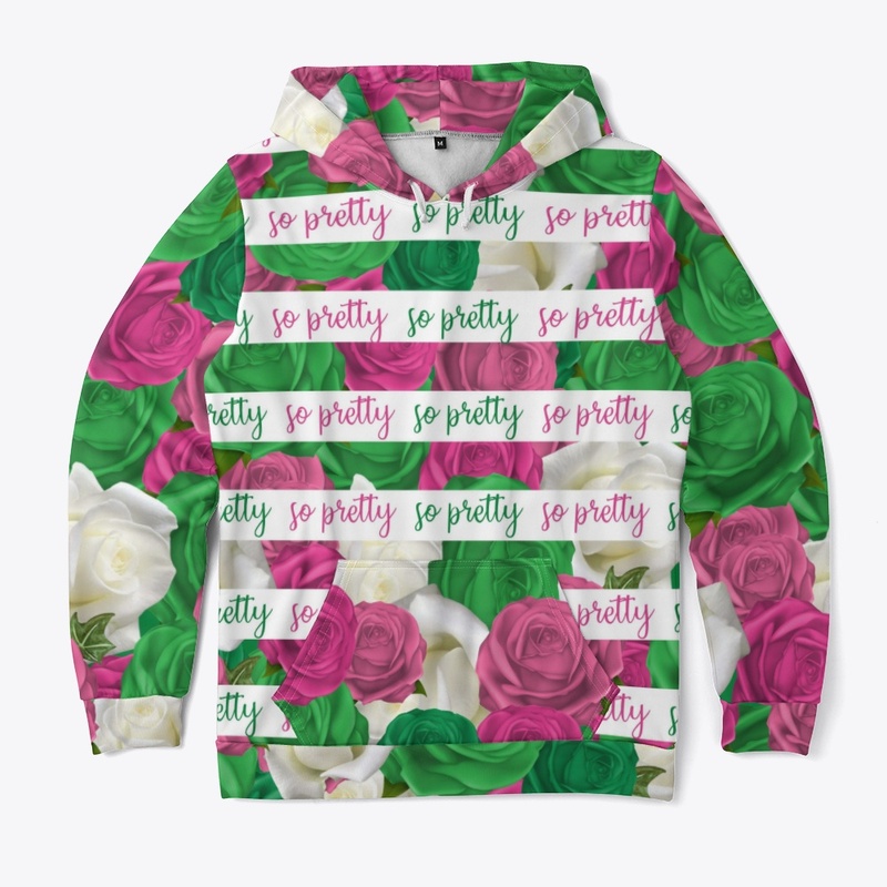 White Floral So Pretty 