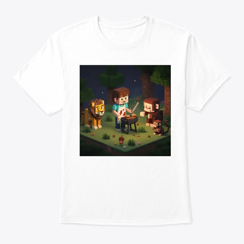 T-shirt (Boy cooking hamburger)