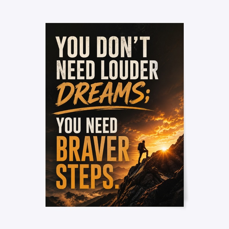 Braver Steps Office Print
