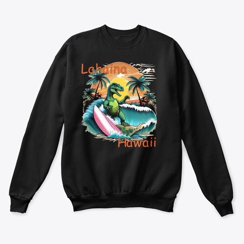 Surfing Dino Lahaina