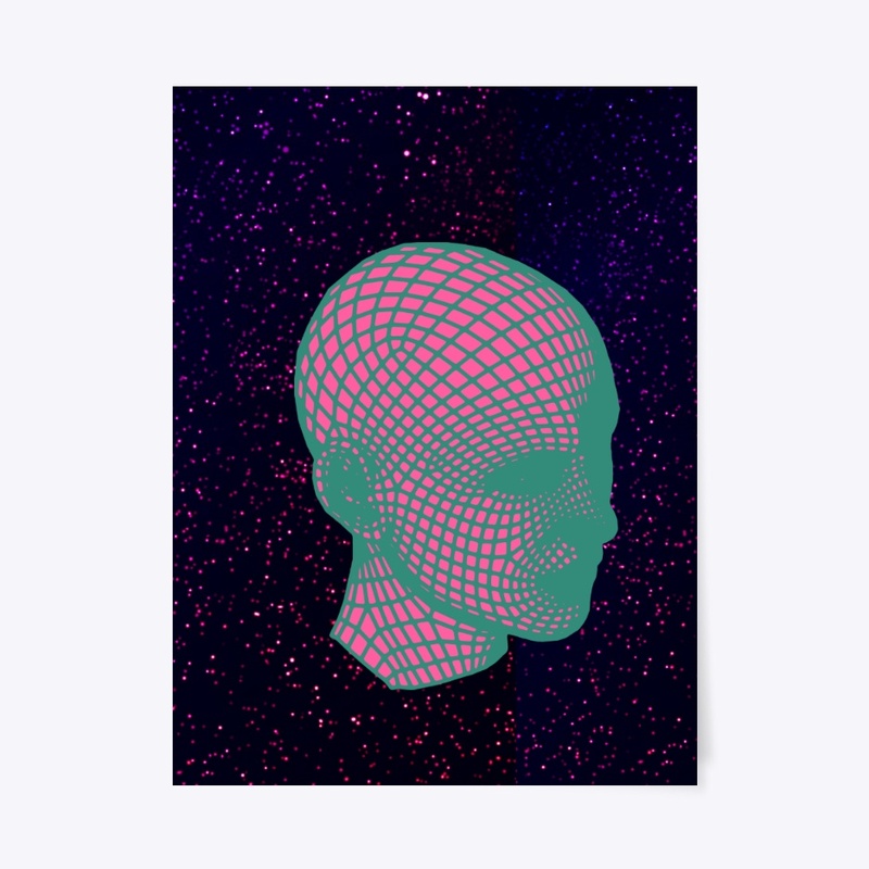 spacial optical illusion head in space