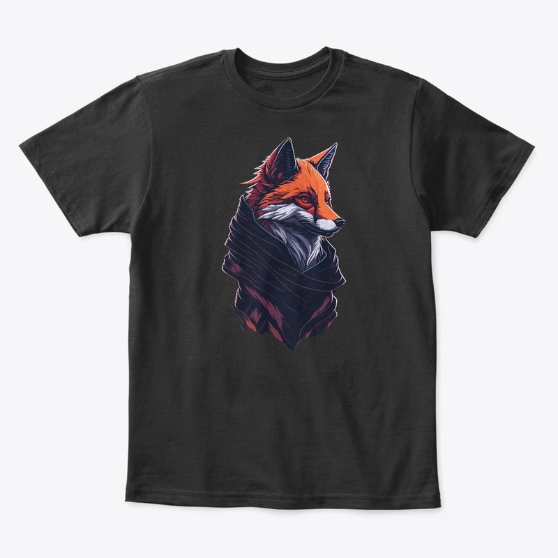 The Fierce and Majestic Fox with scarf