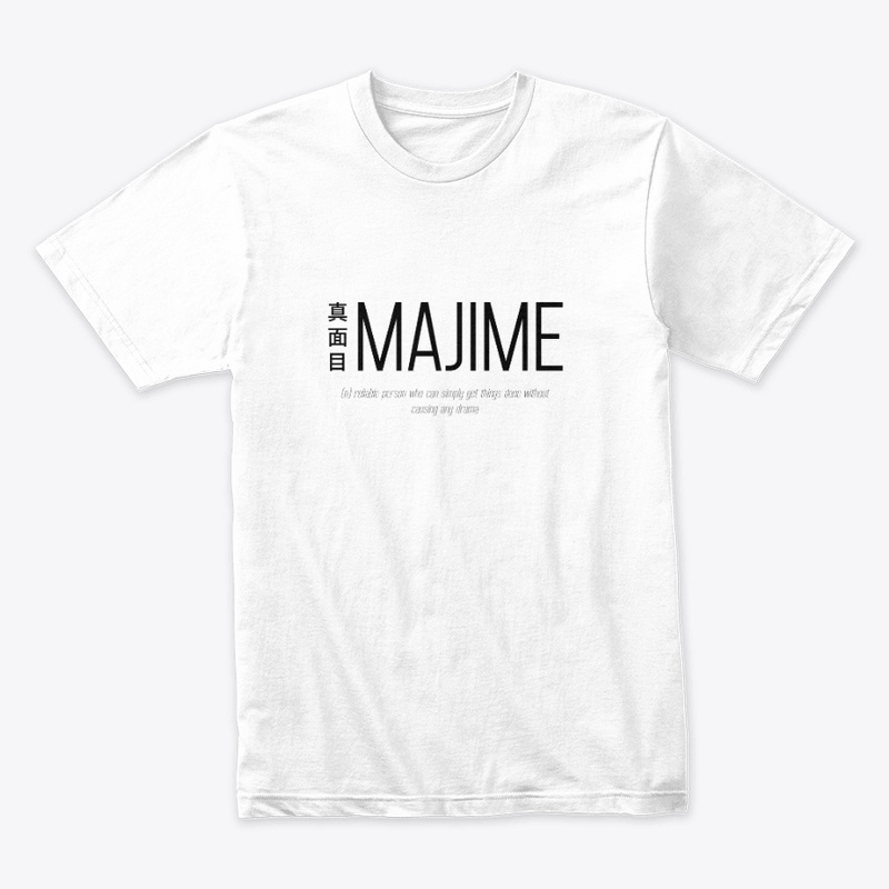 Majime, Japanese phrase