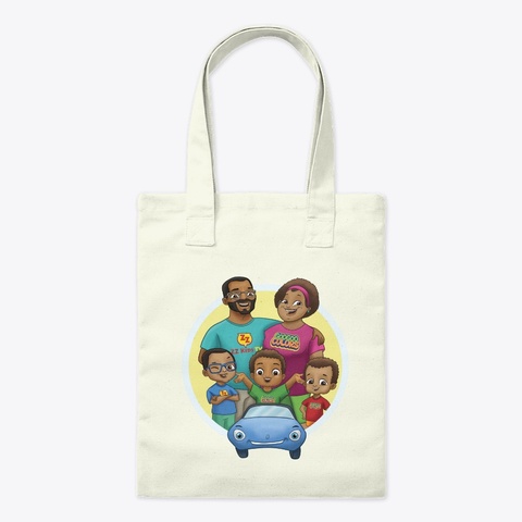 Goo Goo Colors & Zz Kids Tv Family Bag Natural T-Shirt Front