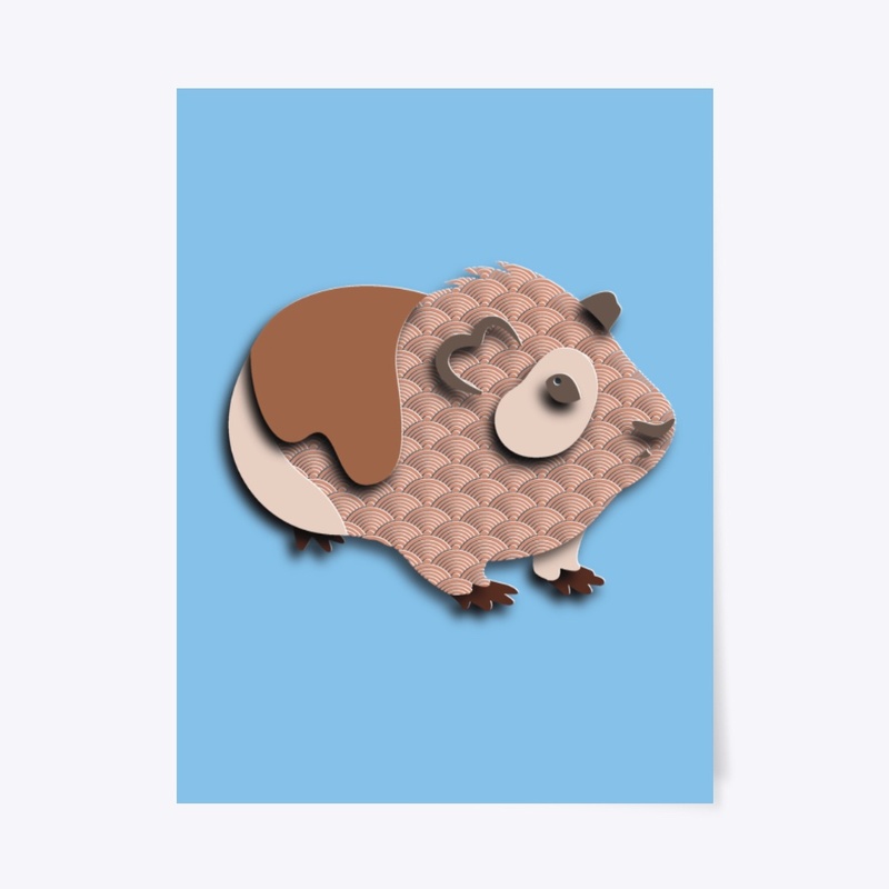 Cutout Guinea Pig