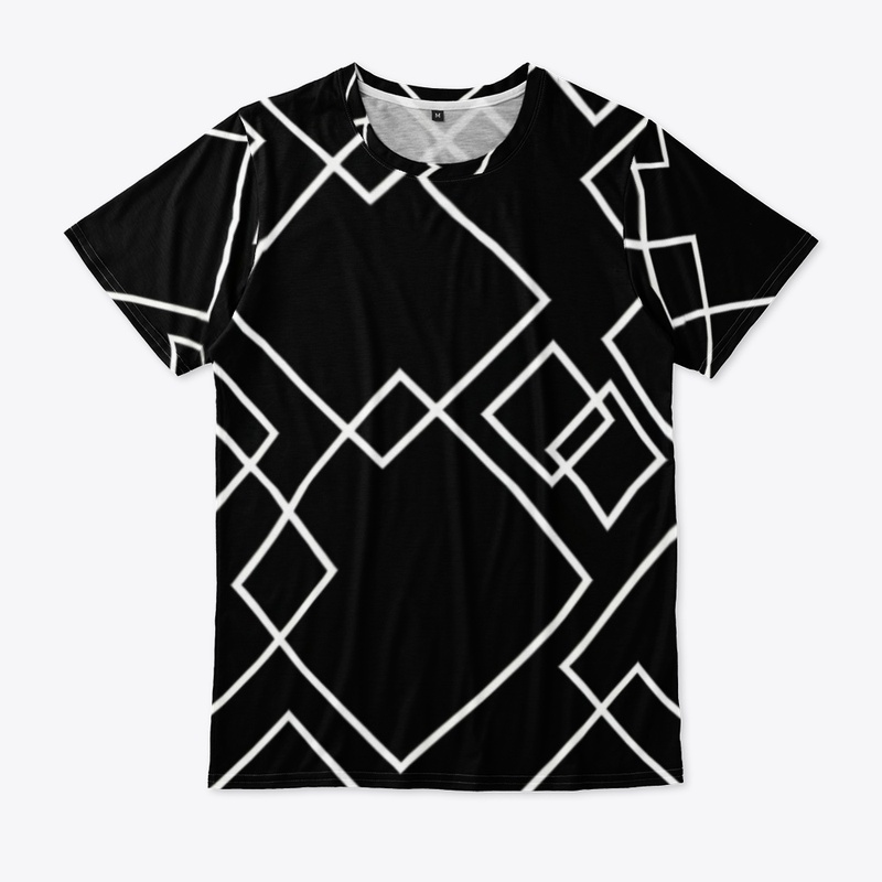 Square Grid Unisex Tee