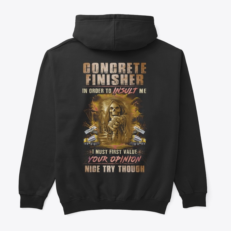 Tough Concrete Finisher Hoodie 