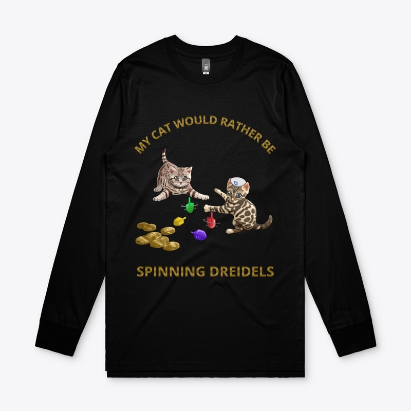 My Cat Would Rather Be Spinning Dreidels