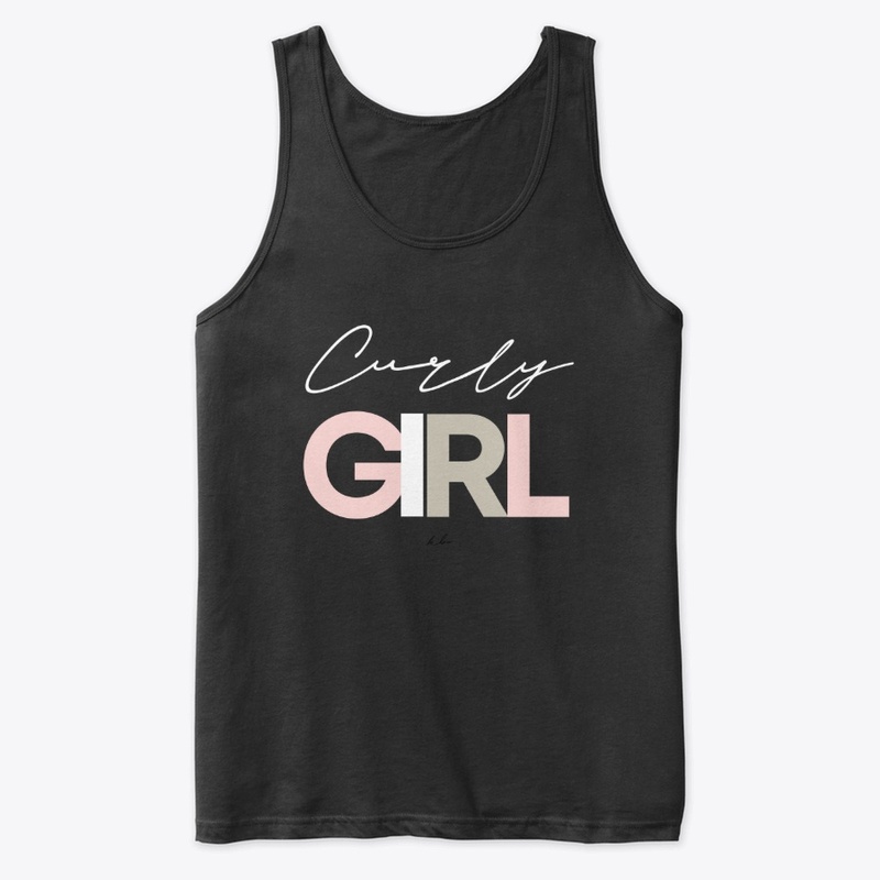 Curly Girl Tee-Black