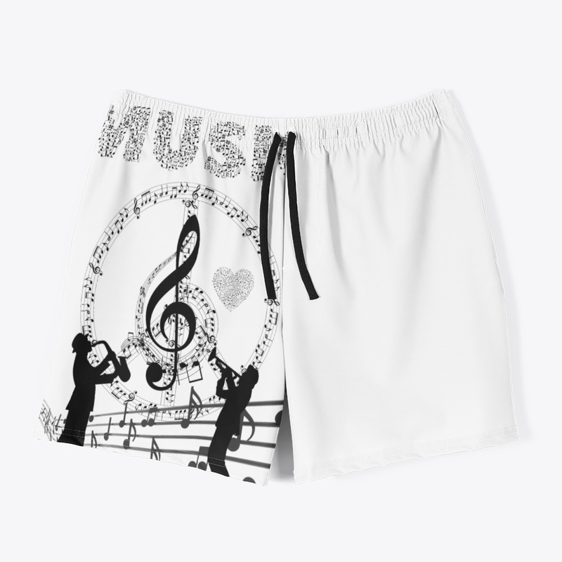 Peace Love and Music All Over Print