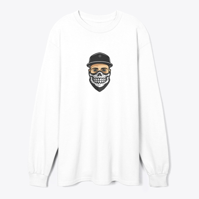 Skeleton mask boy t-shirt