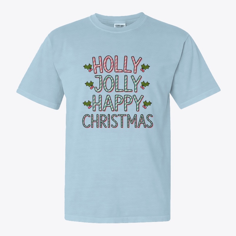 Holly Jolly Happy Christmas T-Shirt