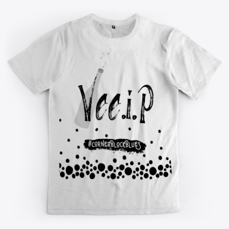 Vee.I.P Black Logo Design