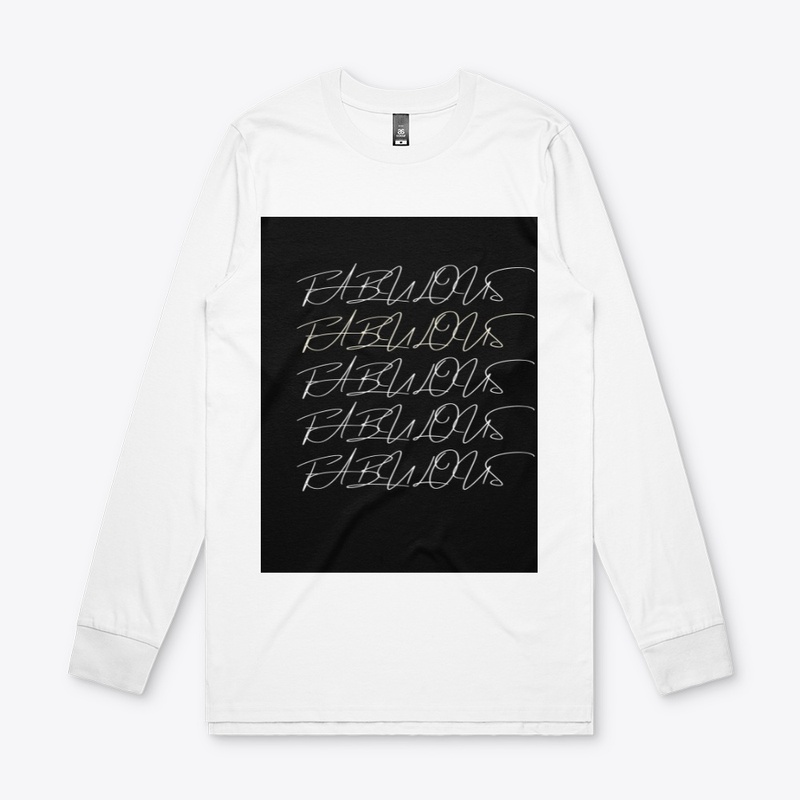 FABULOUS Black text