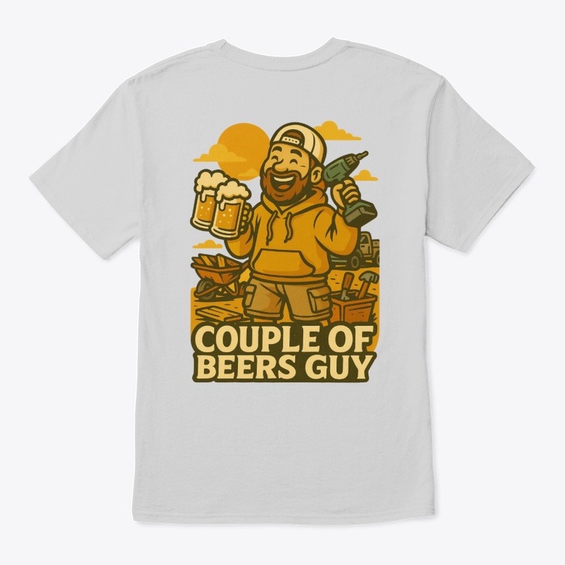 Couple of Beer Blue Collar Guy