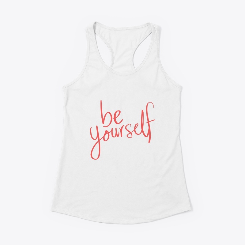 Be yourself text design 