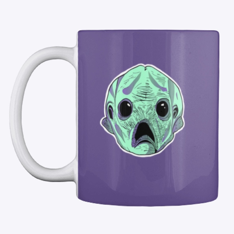 Cool Fishy Alien comic style design