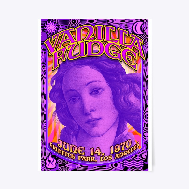 Psychedelic Poster - Vanilla Fudge 