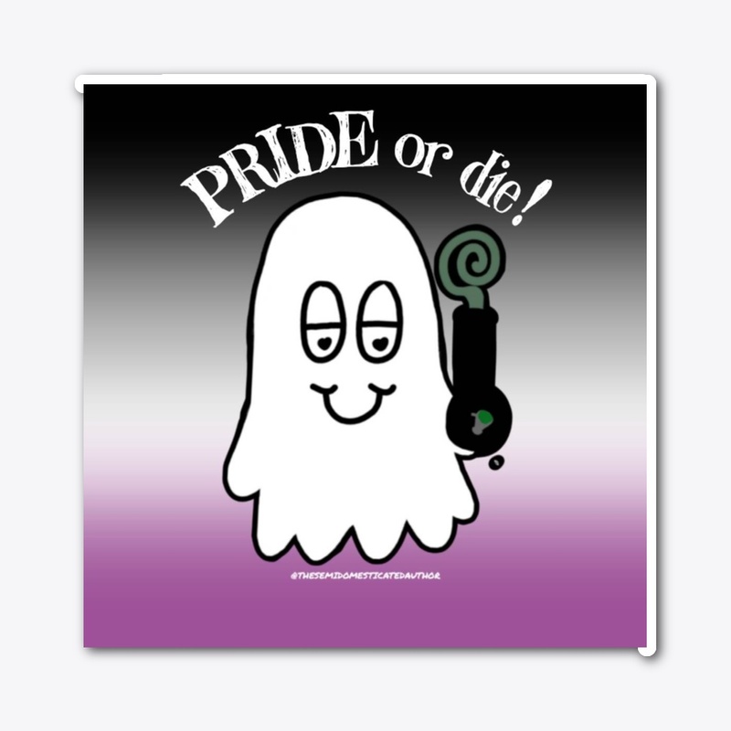 Bong Ghost Ace PRIDE or die sticker