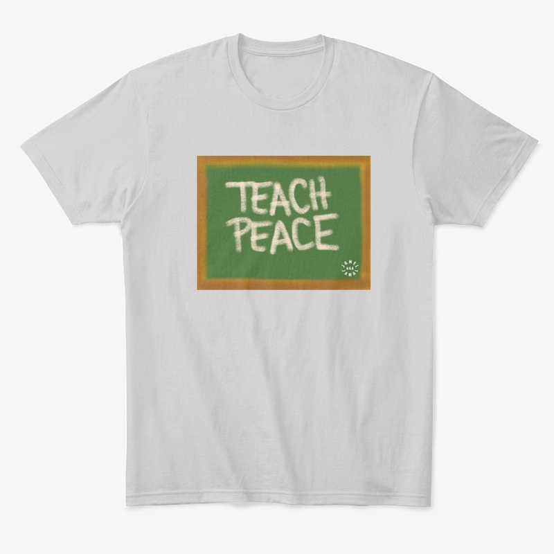 TEACH PEACE  | BLACK LOGO ON BACK