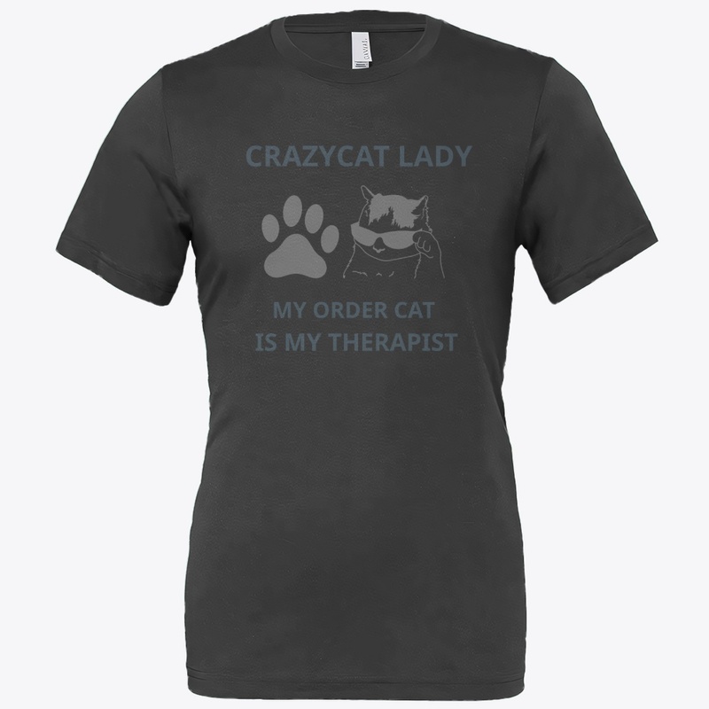 Purr-fect Therapy Cat Mom Tee