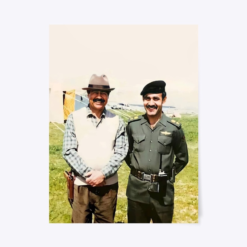 Saddam Hussein & Abid Hamid Mahmud