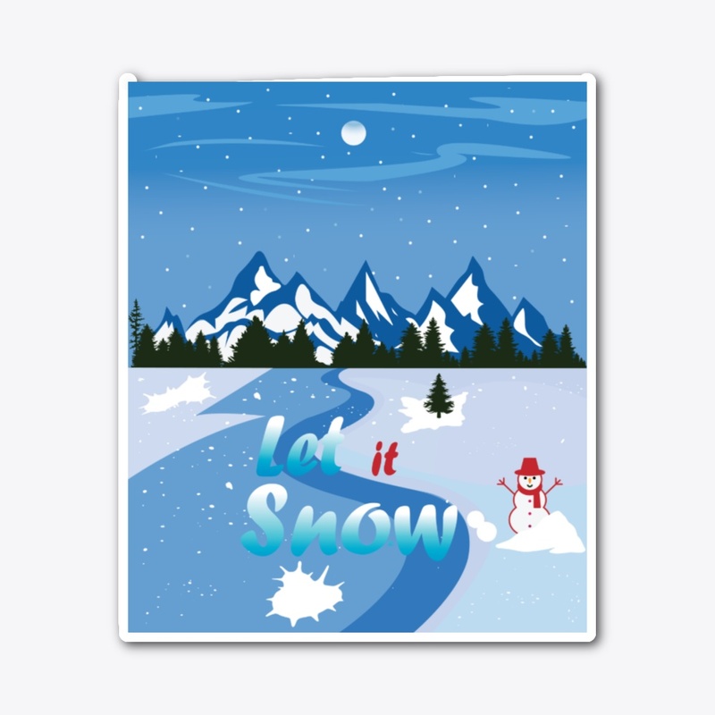 Let It Snow – Winter Festive T-Shirt