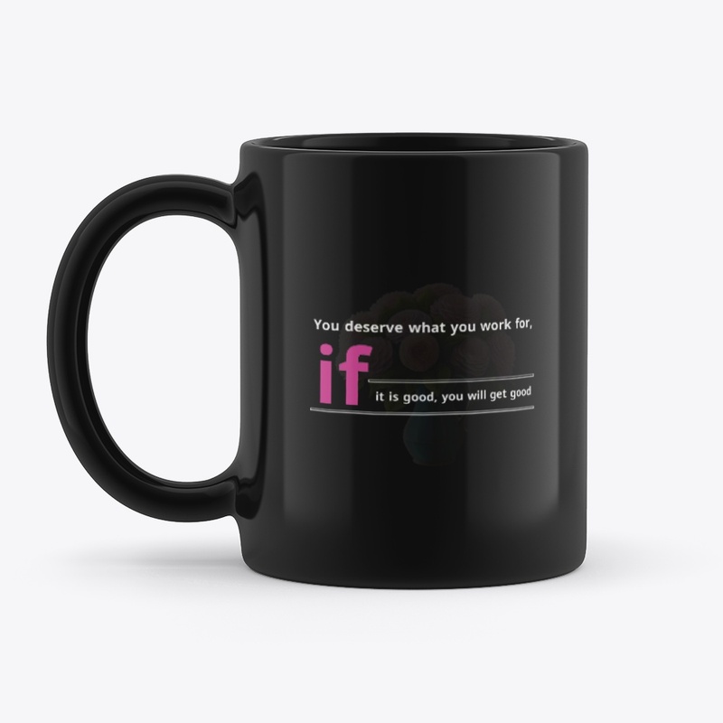 mug and poster with Inspirational words.