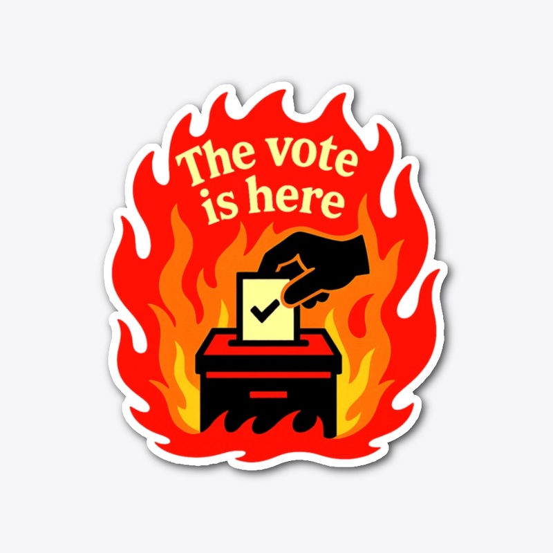 Custom Vote Graphic|Vote Tee,Bold Voting