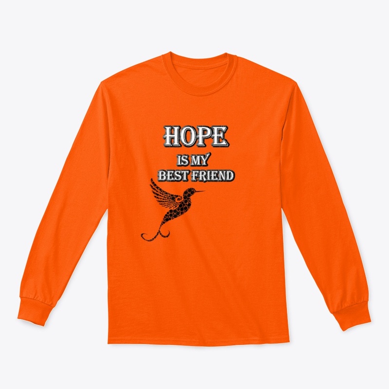 Hope is my best friend-Flying bird