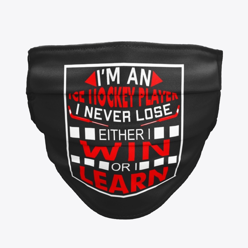Ice Hockey Winner Cloth Face Mask
